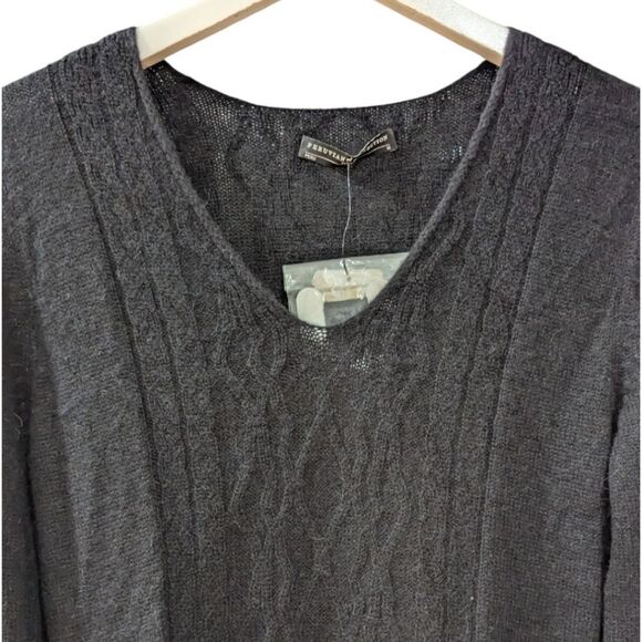 Peruvian Connection Elspeth Royal Alpaca Dress Lenght 50" Women's M in Black NWT - Picture 3 of 5